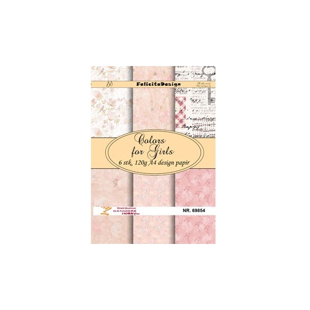 Felicita Design Colors lilac girl 6 ark A4 120g