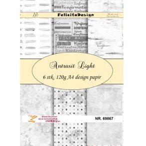 Felicita Design Antrasit light A4 6 stk 120g