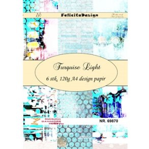 Felicita Design Turquise light A4 6 stk 120g
