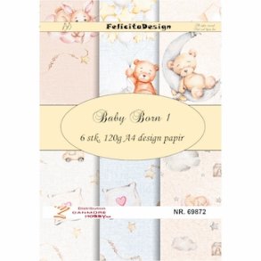 Felicita Design Baby Born 1 A4 6 stk 120g