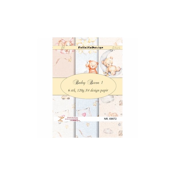 Felicita Design Baby Born 1 A4 6 stk 120g