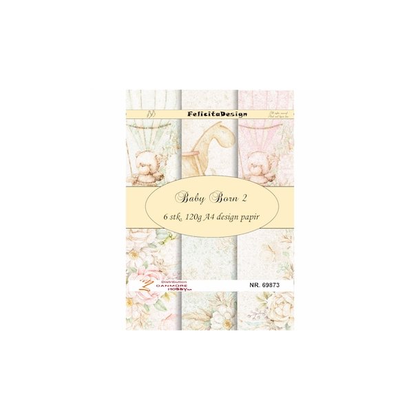 Felicita Design Baby Born 2 A4 6 stk 120g
