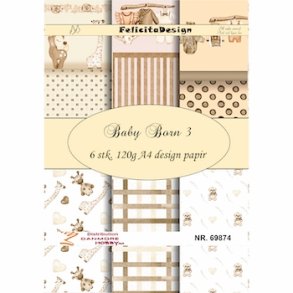Felicita Design Baby Born 3 A4 6 stk 120g