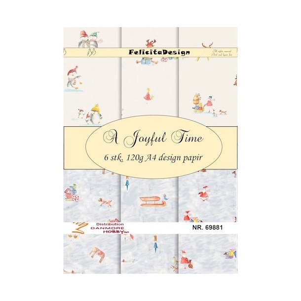 Felicita Design A4 A jouful time 6 stk 120g