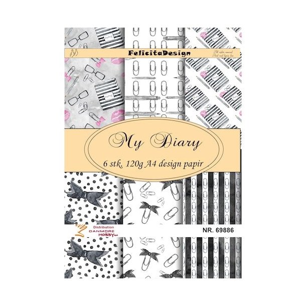 Felicita Design My diary A4 6stk 120g