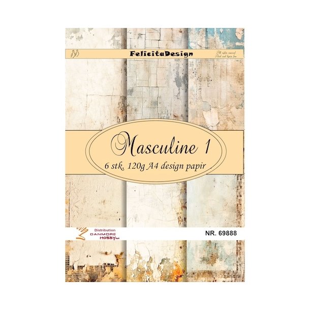 Felicita Design A4 Masculine 1 6 stk 120g