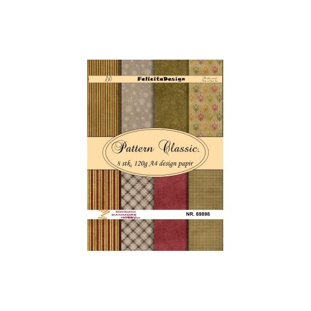 Felicita Design A4 Pattern classic 8stk 120g