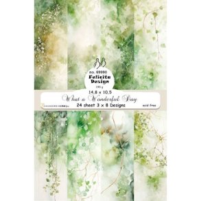 Card A6 What a wonderful day 3x8design 200g