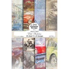 Felicita Design Card Old Mobiles A6 3x8design 200g