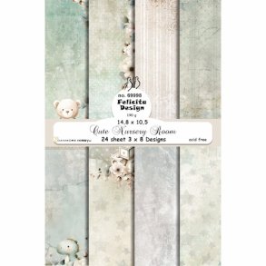 Felicita Design Cards A6 Cute nuseryr room 3x8design 14,8x105cm 200g