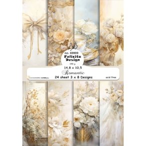 Felicita Design Card A6 Romantic 3x8design 14,8x105,cm 200g