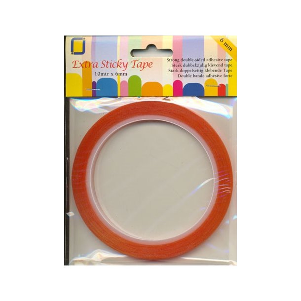 6 mm Power tape dobbeltkl�bende 10 m
