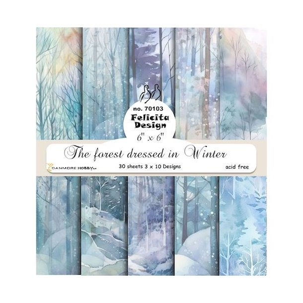 Felicita Design The forest dressed in winter 3x10design 15x15cm 200g