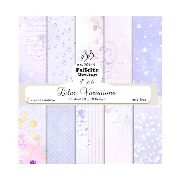 Felicita Design Lilac variations 3x10design 15x15cm 200g