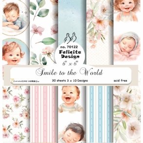 Felicita Design Smile to the world 3x10design 15x15cm 200g