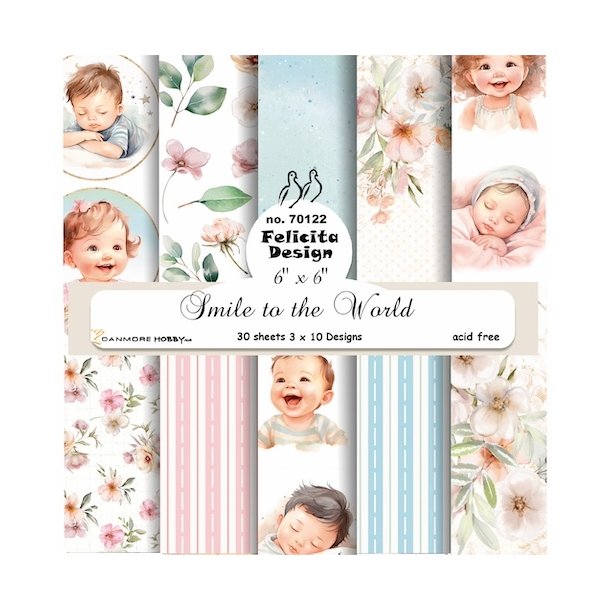 Felicita Design Smile to the world 3x10design 15x15cm 200g