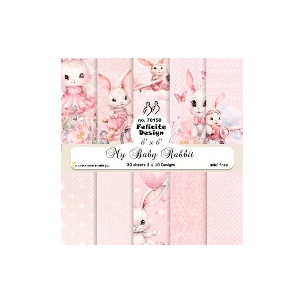 Felicita Design My baby rabbit 3x10design 15x15cm 200g