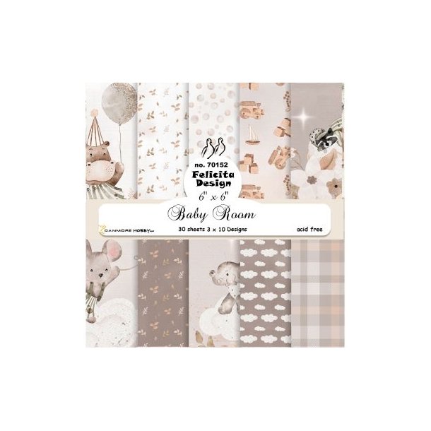 Felicita Design Baby room 3x10design 15x15cm 200g