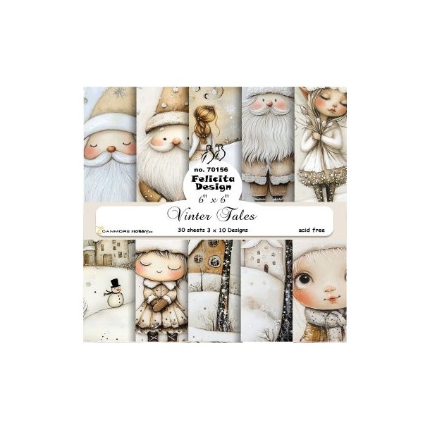 Felicita Design Vinter tales 3x10design 15x15cm 200g