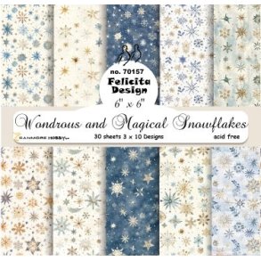 Felicita Design Wondrous and magical snowflakes 3x10design 15x15cm 200g