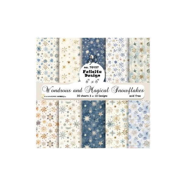 Felicita Design Wondrous and magical snowflakes 3x10design 15x15cm 200g