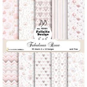 Felicita Design Fabulous rose 3x10design 15x15cm 200g