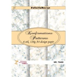 Felicita Design A4 Konfirmations patterns 6 stk 120g