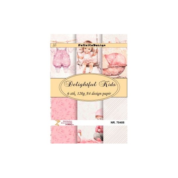 Felicita Design Delightful kids A4 6stk 120g