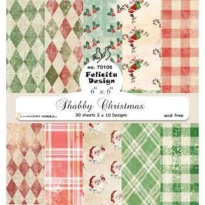 Felicita Design Shabby christmas 3x10design 15x15cm 200g