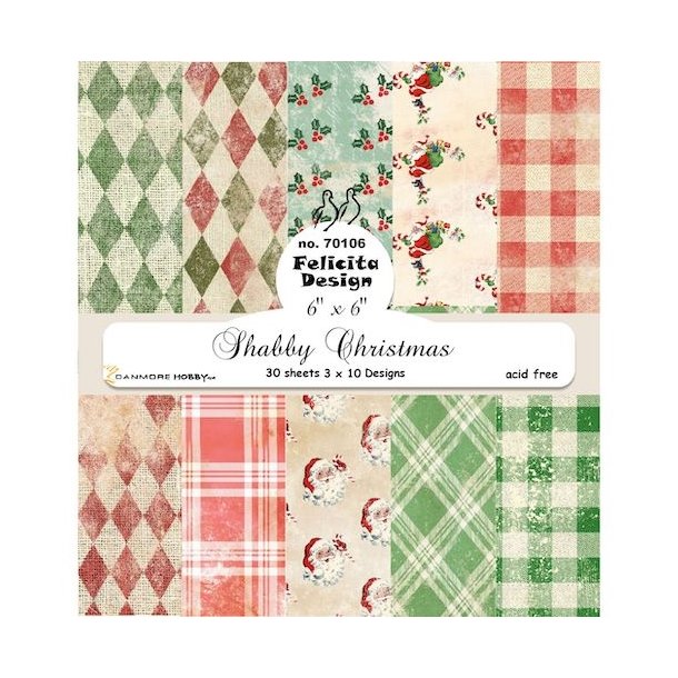Felicita Design Shabby christmas 3x10design 15x15cm 200g