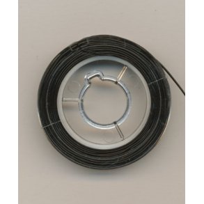 Elastisk smykketr�d 1mm 10m sort