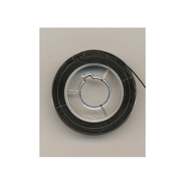 Elastisk smykketr�d 1mm 10m sort