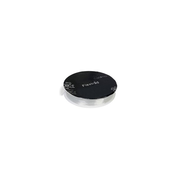 Elastisk smykketr�d 0,8mm 10m sort