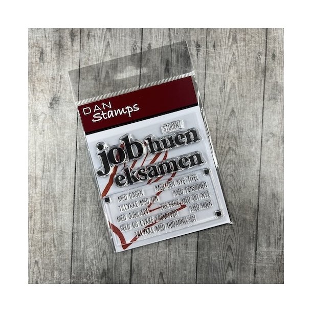 Dan Stamps Job, huen, eksamen