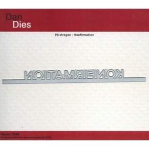  Dan Dies P� stregen Konfirmation 15x1,4cm