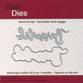 Dan Dies Barned�b med skygge 7,3x2,6cm