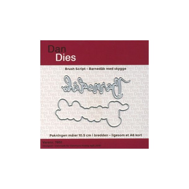 Dan Dies Barned�b med skygge 7,3x2,6cm