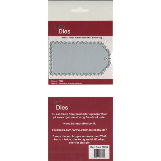  Dan Dies Basic foldem�rke tilbeh�r Blonde lag 105x6cm
