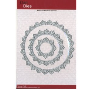  Dan Dies Cirkel med blondekant 4 - 10,2cm
