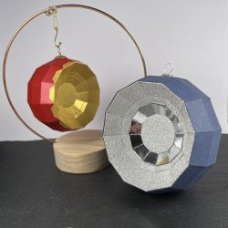 Dan Dies Julekugle med reflektor stor