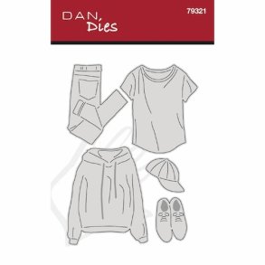 Dan Dies T�j, sko og cap Ca 1,6cm -7,0cm