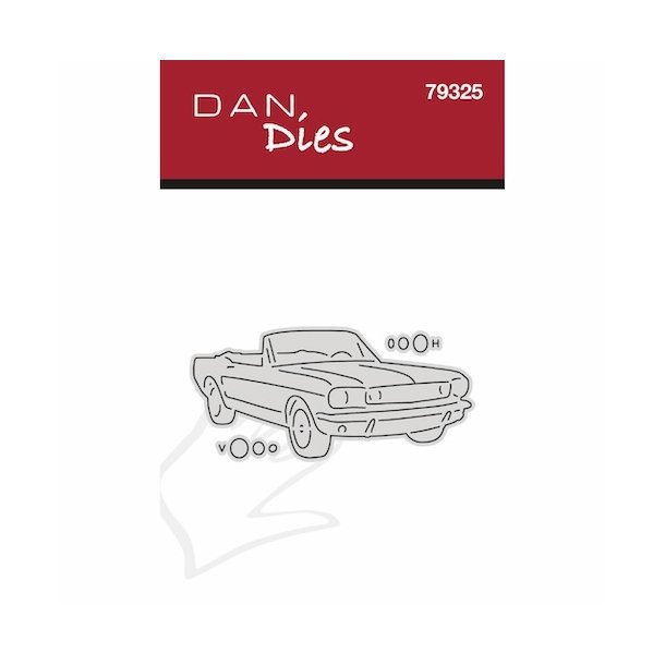 Dan Dies Mustang 7,5x3,5cm