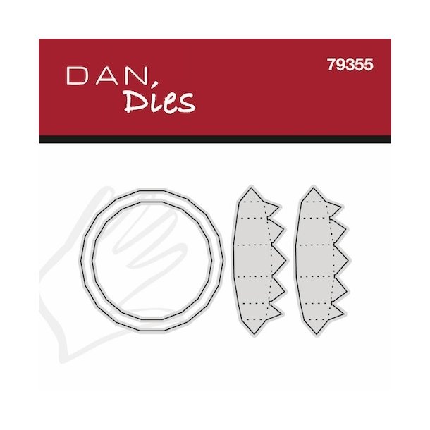 Dan Dies Flad julekugle Lille