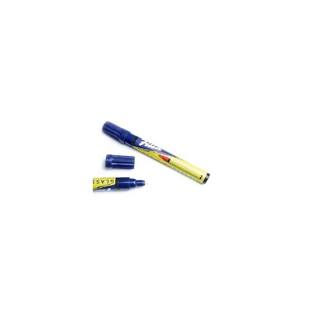 794802 Glass & porcelain marker dark blue