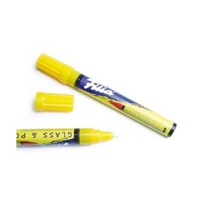  Glass & porcelain marker yellow