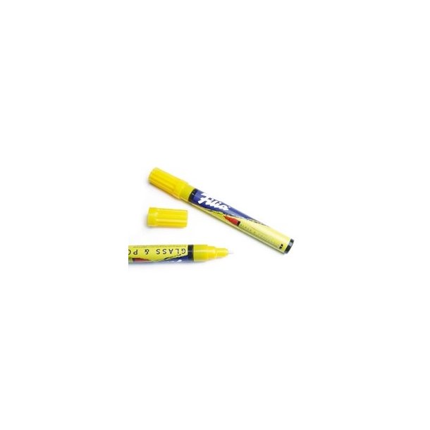  Glass & porcelain marker yellow
