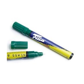  Glass & porcelain marker dark green