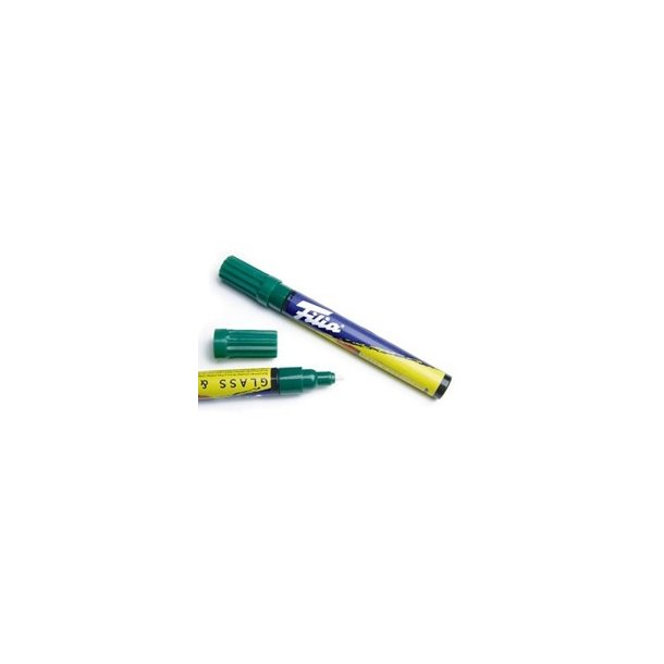 Glass & porcelain marker dark green