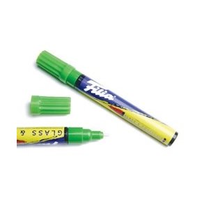  Glass & porcelain marker light green