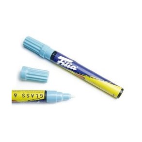  Glass & porcelain marker light blue